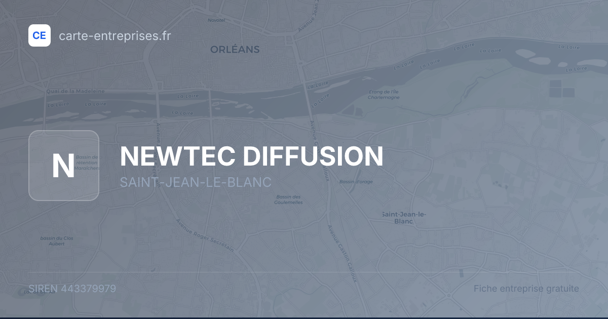 NEWTEC DIFFUSION — 443379979 — fiche entreprise