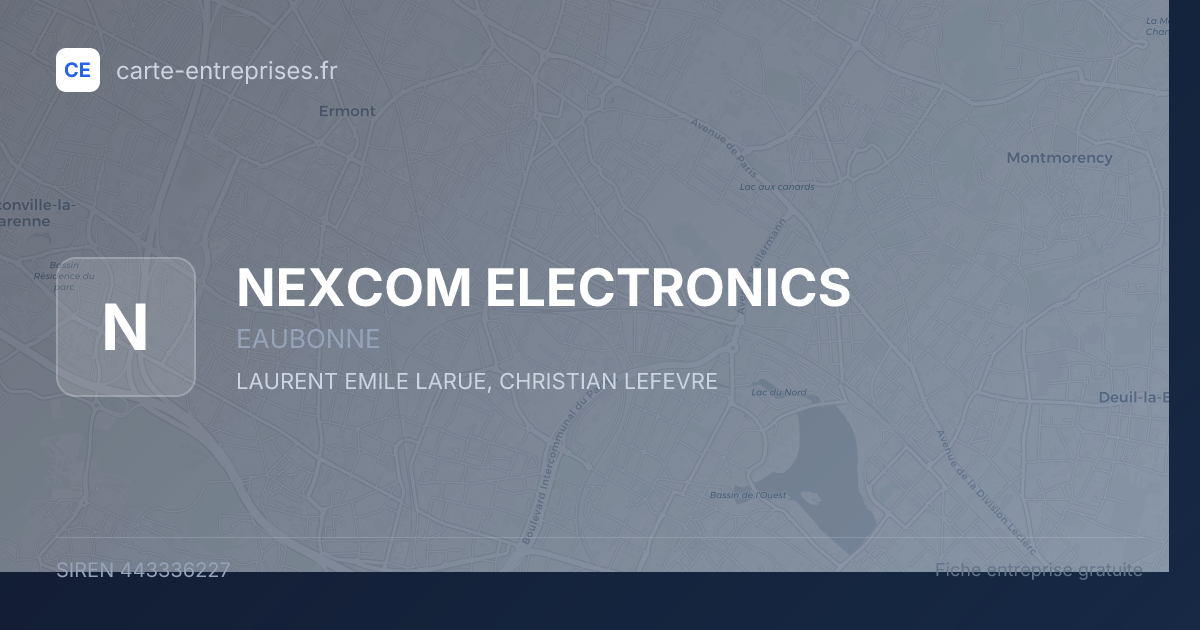 NEXCOM ELECTRONICS — 443336227 — fiche entreprise