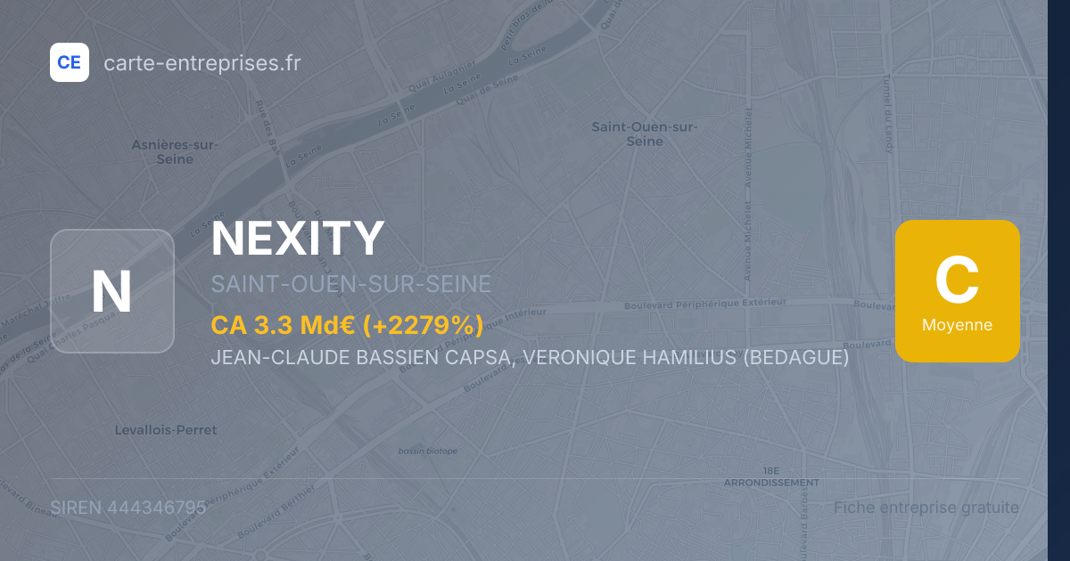 NEXITY — 444346795 — fiche entreprise