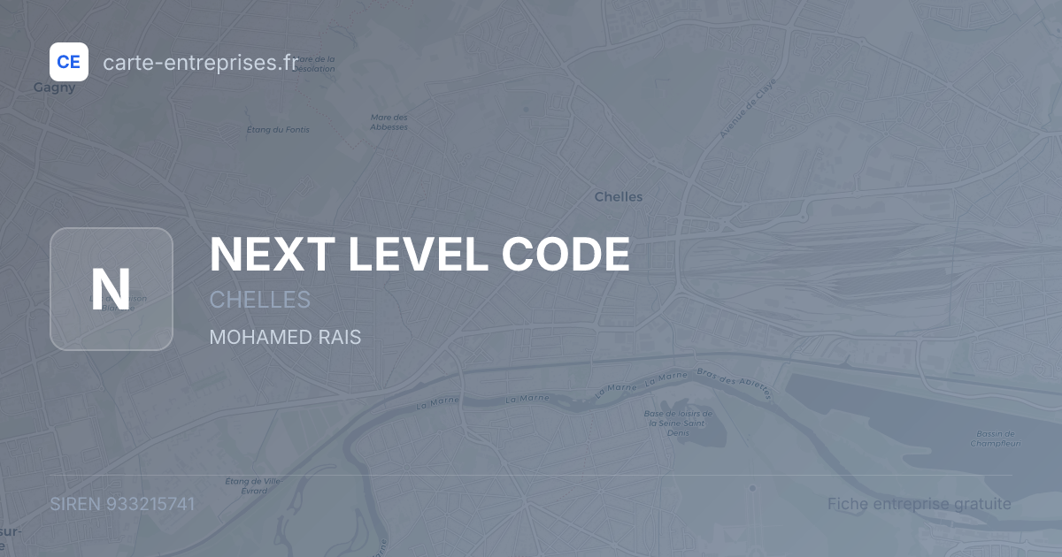 NEXT LEVEL CODE — 933215741 — fiche entreprise