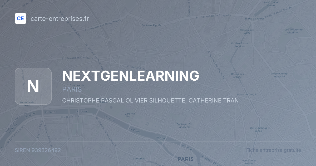 NEXTGENLEARNING — 939326492 — fiche entreprise