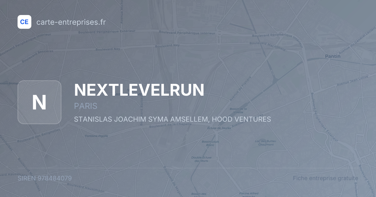 NEXTLEVELRUN — 978484079 — fiche entreprise
