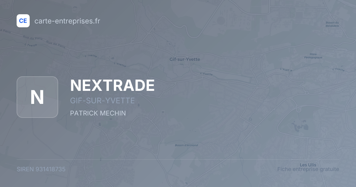 NEXTRADE — 931418735 — fiche entreprise