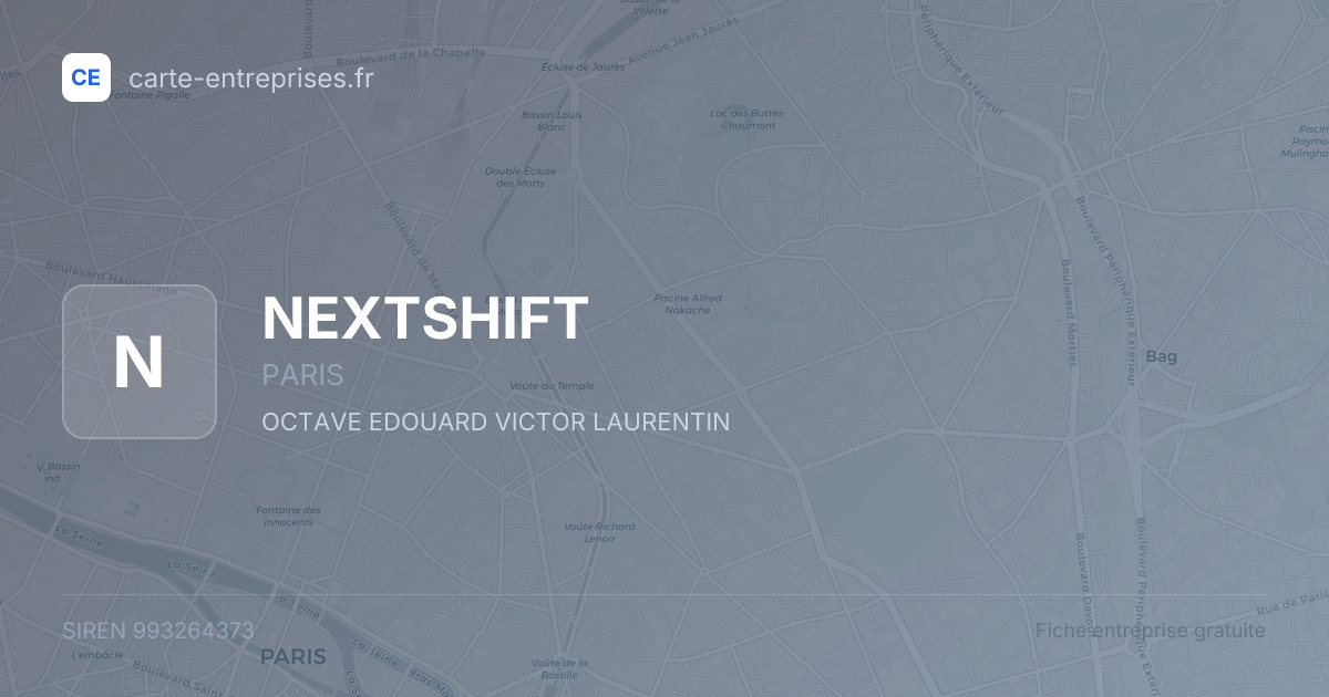 NEXTSHIFT — 993264373 — fiche entreprise