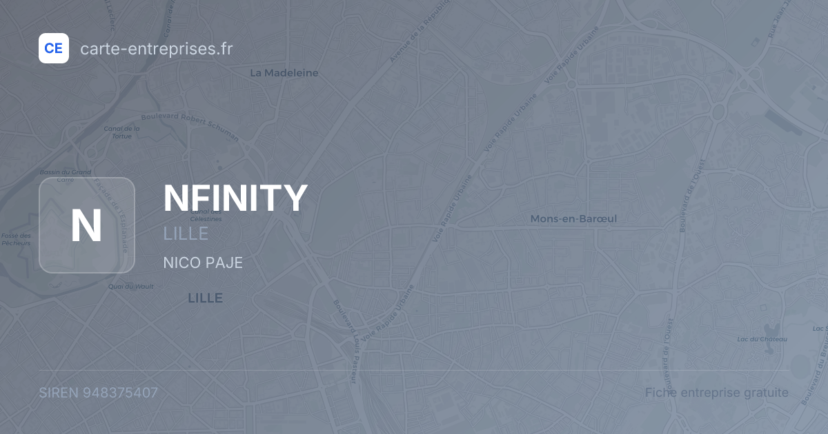 NFINITY — 948375407 — fiche entreprise