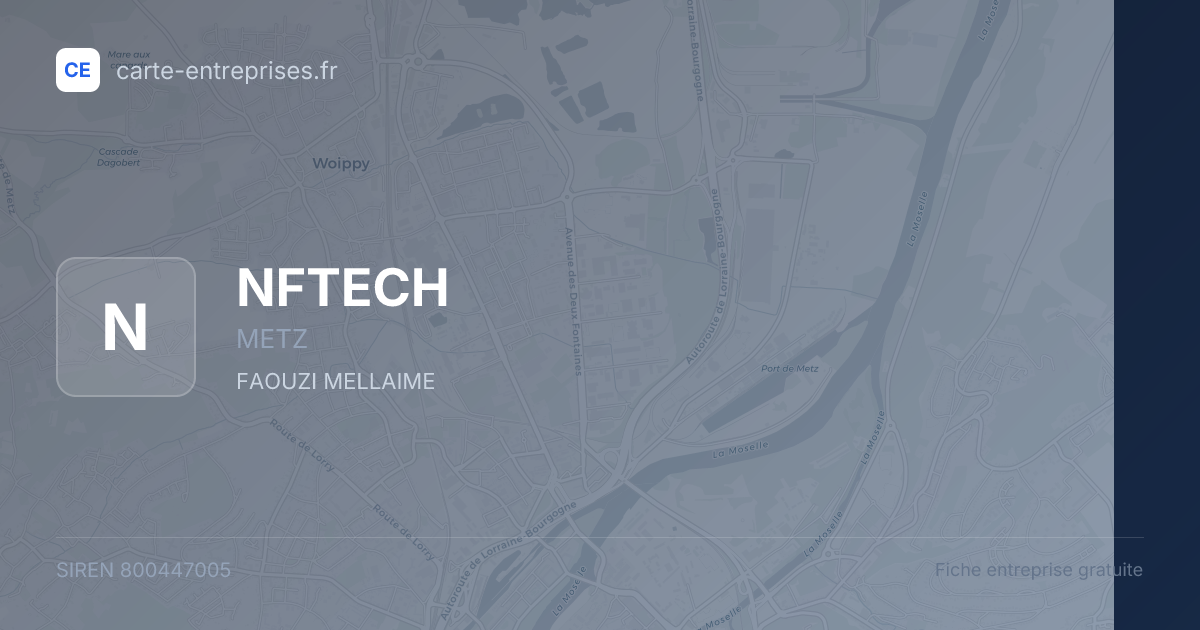 NFTECH — 800447005 — fiche entreprise