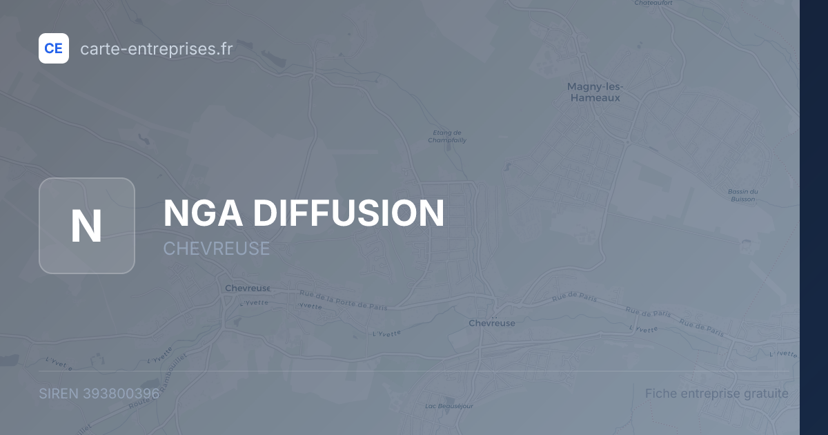 NGA DIFFUSION — 393800396 — fiche entreprise