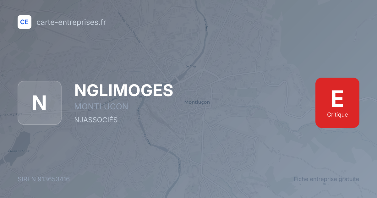 NGLIMOGES — 913653416 — fiche entreprise