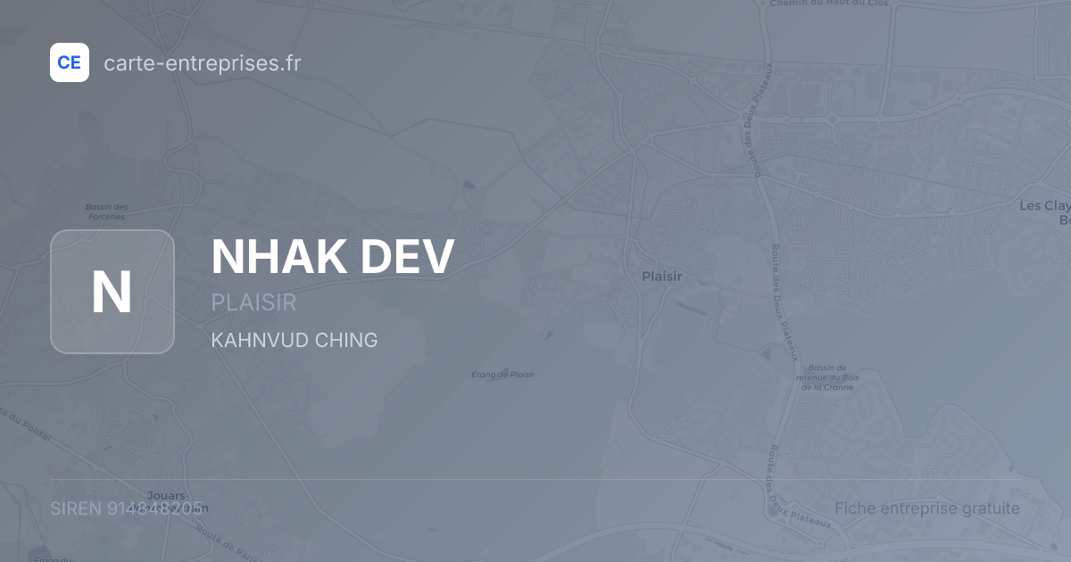 NHAK DEV — 914848205 — fiche entreprise