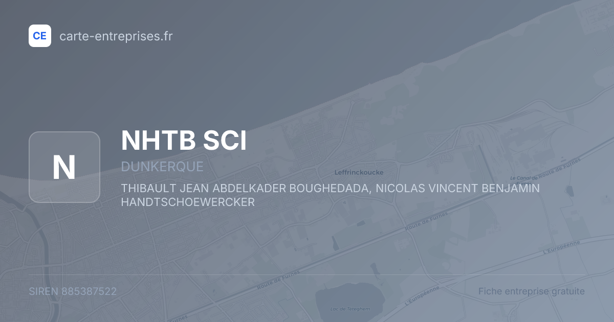 NHTB SCI — 885387522 — fiche entreprise
