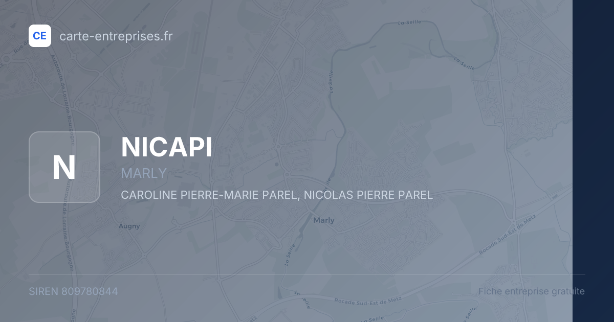 NICAPI — 809780844 — fiche entreprise
