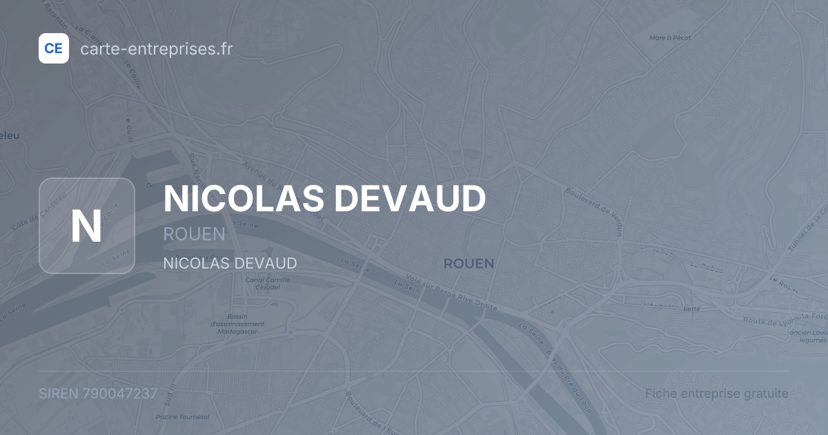NICOLAS DEVAUD — 790047237 — fiche entreprise
