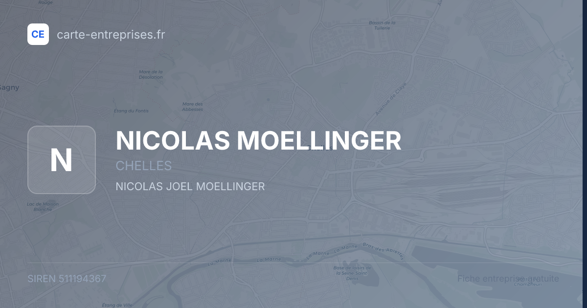 NICOLAS MOELLINGER — 511194367 — fiche entreprise