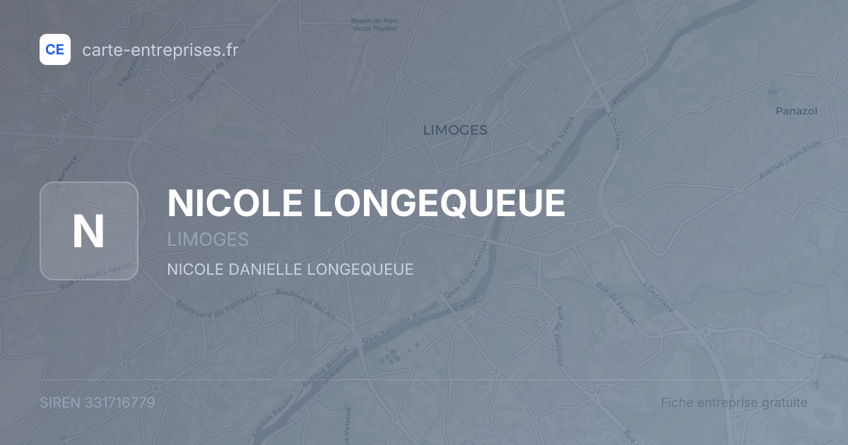 NICOLE LONGEQUEUE — 331716779 — fiche entreprise