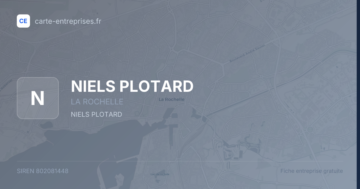 NIELS PLOTARD — 802081448 — fiche entreprise