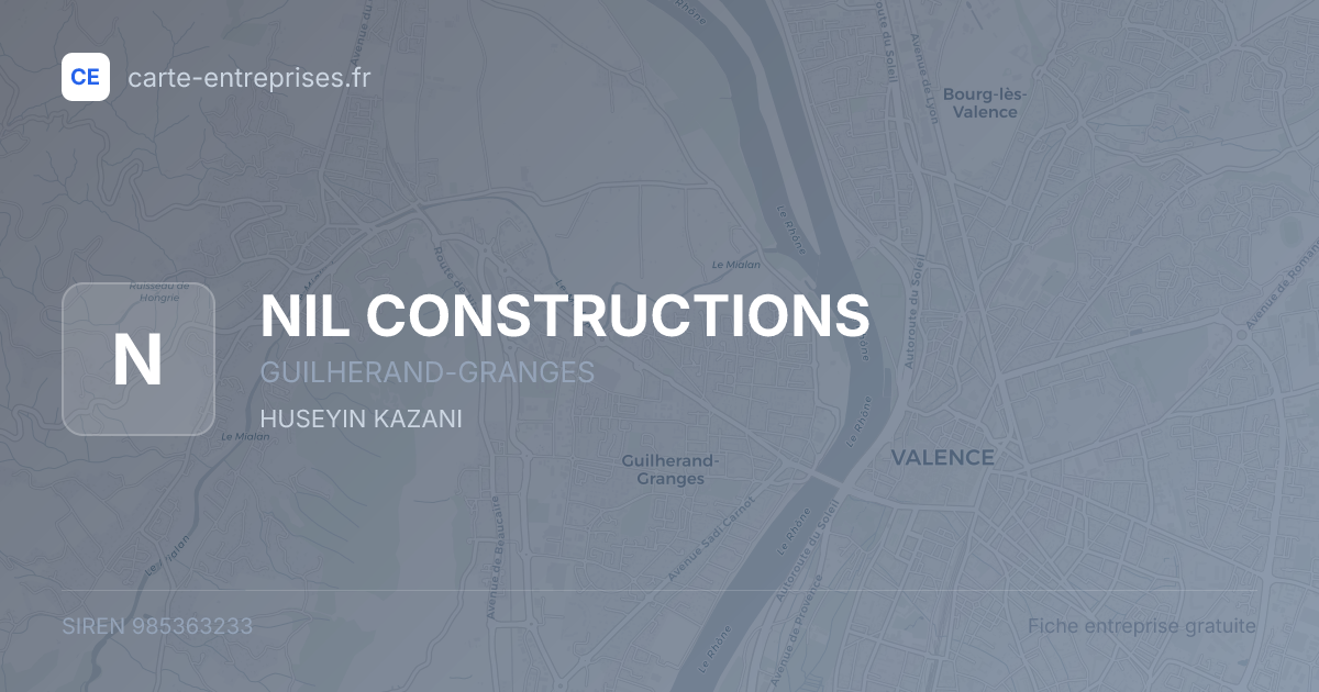 NIL CONSTRUCTIONS — 985363233 — fiche entreprise