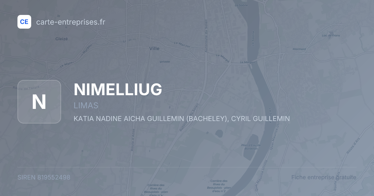 NIMELLIUG — 819552498 — fiche entreprise