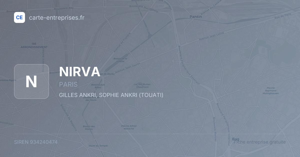 NIRVA — 934240474 — fiche entreprise