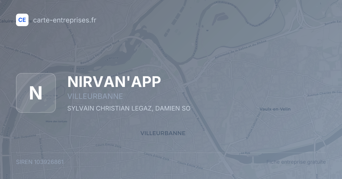 NIRVAN'APP — 103926861 — fiche entreprise