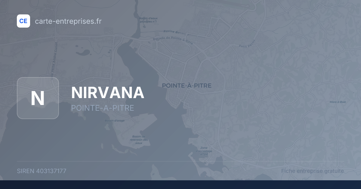 NIRVANA — 403137177 — fiche entreprise