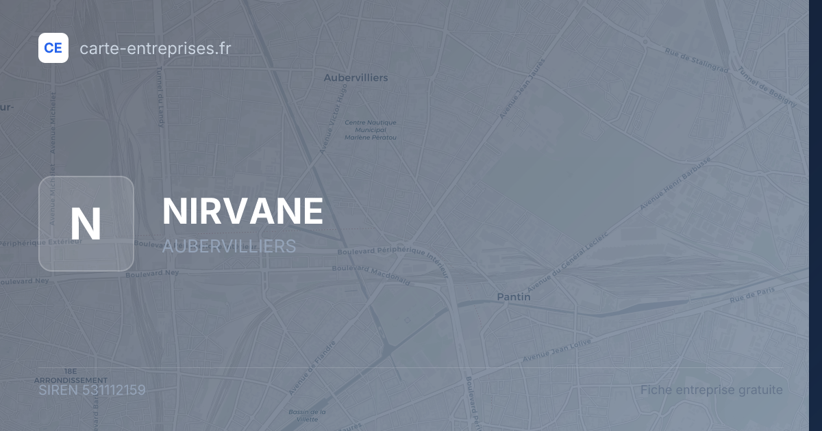 NIRVANE — 531112159 — fiche entreprise
