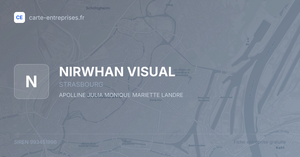 NIRWHAN VISUAL — 993451996 — fiche entreprise