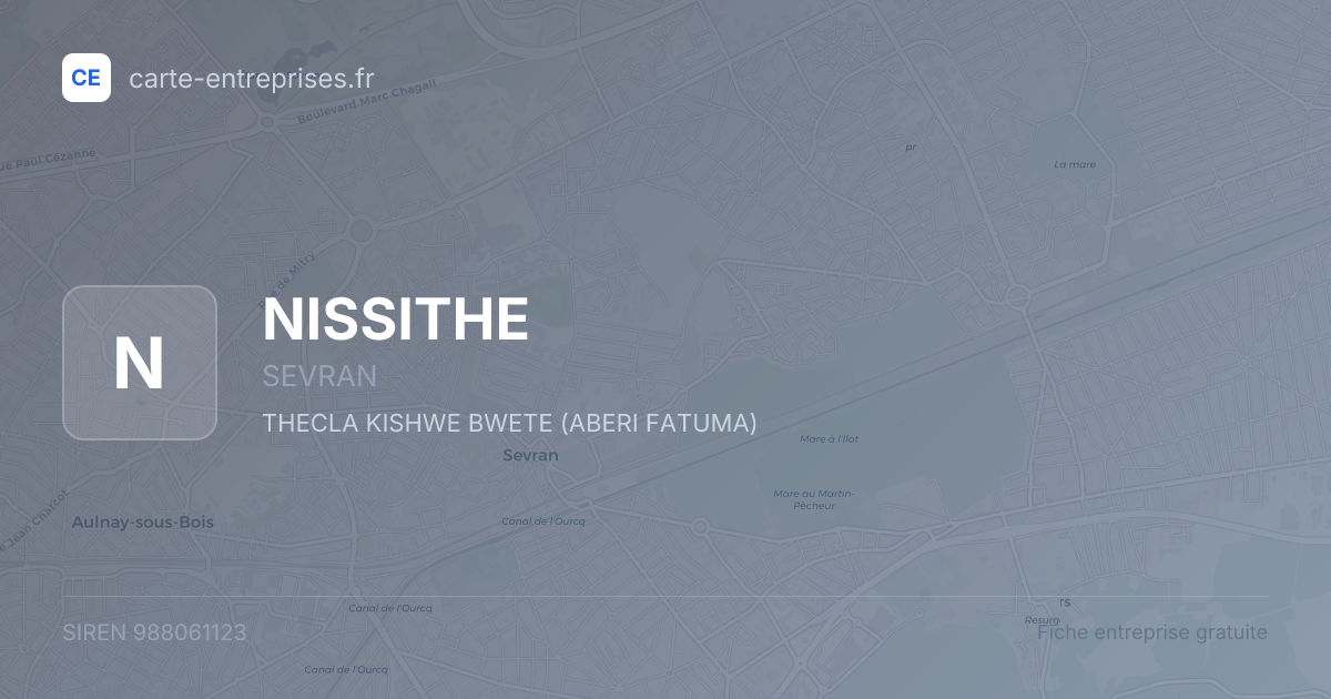 NISSITHE — 988061123 — fiche entreprise
