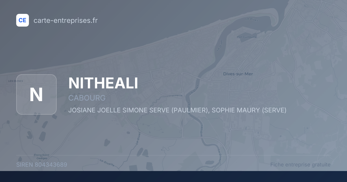 NITHEALI — 804343689 — fiche entreprise