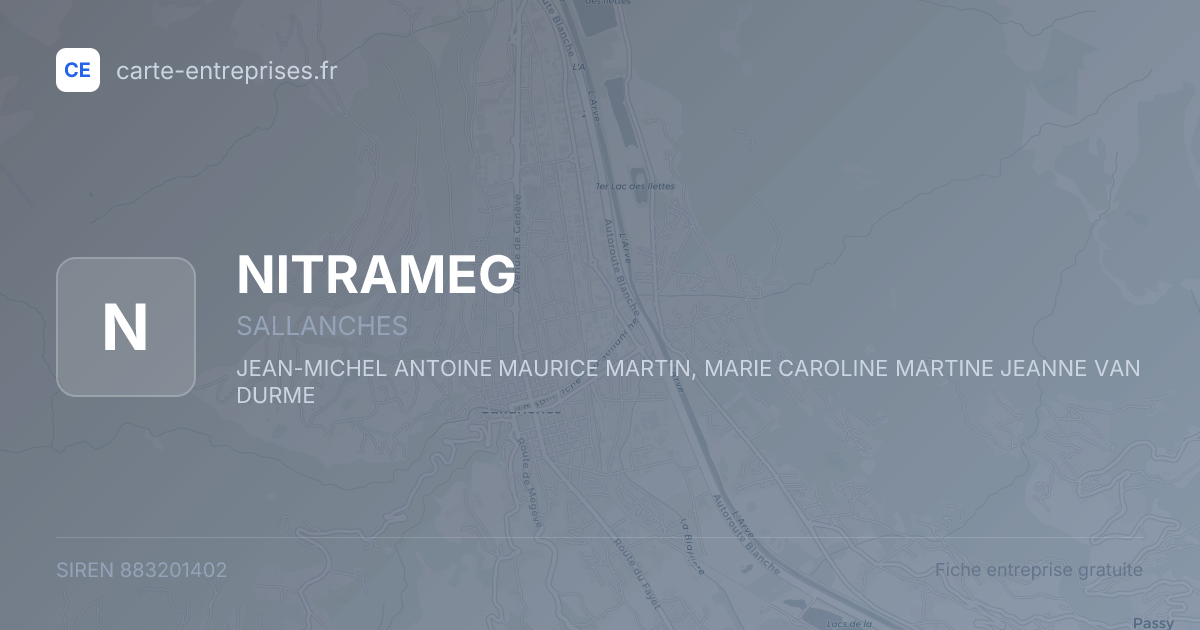 NITRAMEG — 883201402 — fiche entreprise