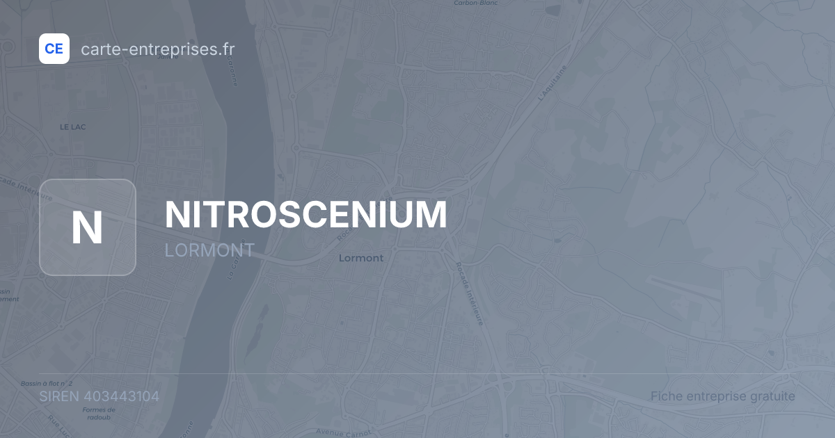 NITROSCENIUM — 403443104 — fiche entreprise