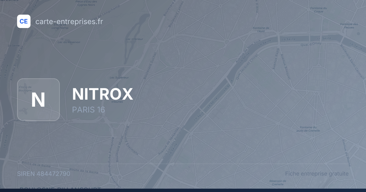 NITROX — 484472790 — fiche entreprise
