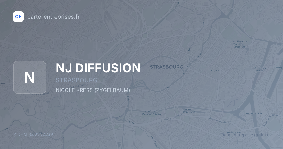NJ DIFFUSION — 342224409 — fiche entreprise