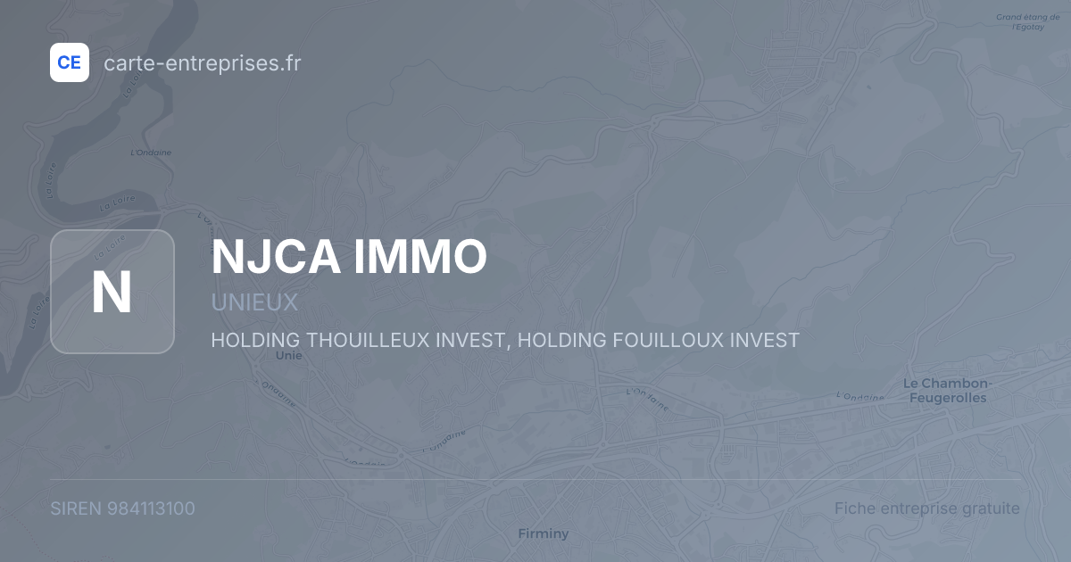 NJCA IMMO — 984113100 — fiche entreprise