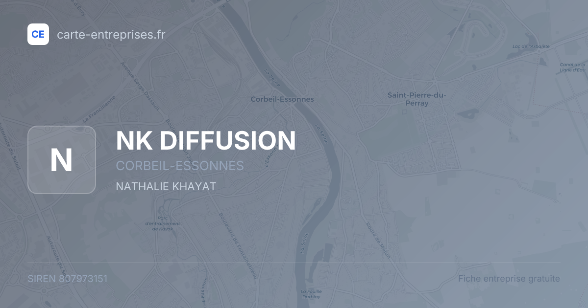 NK DIFFUSION — 807973151 — fiche entreprise