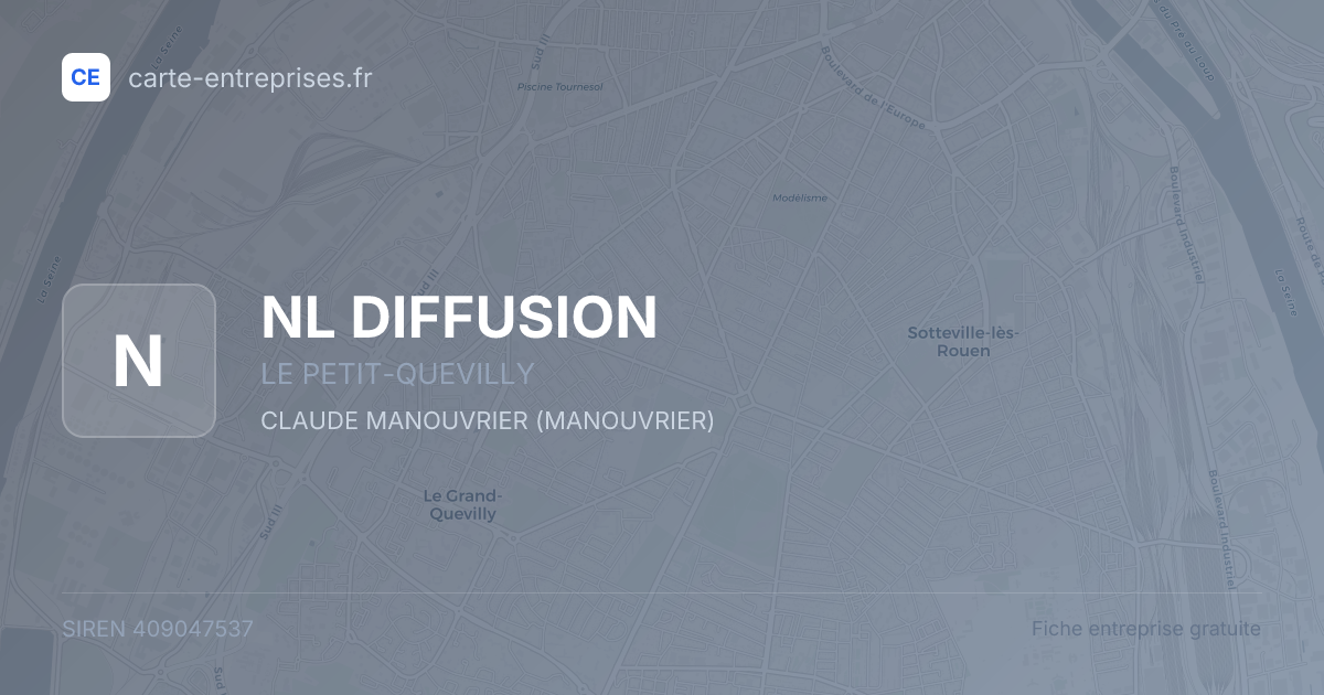 NL DIFFUSION — 409047537 — fiche entreprise