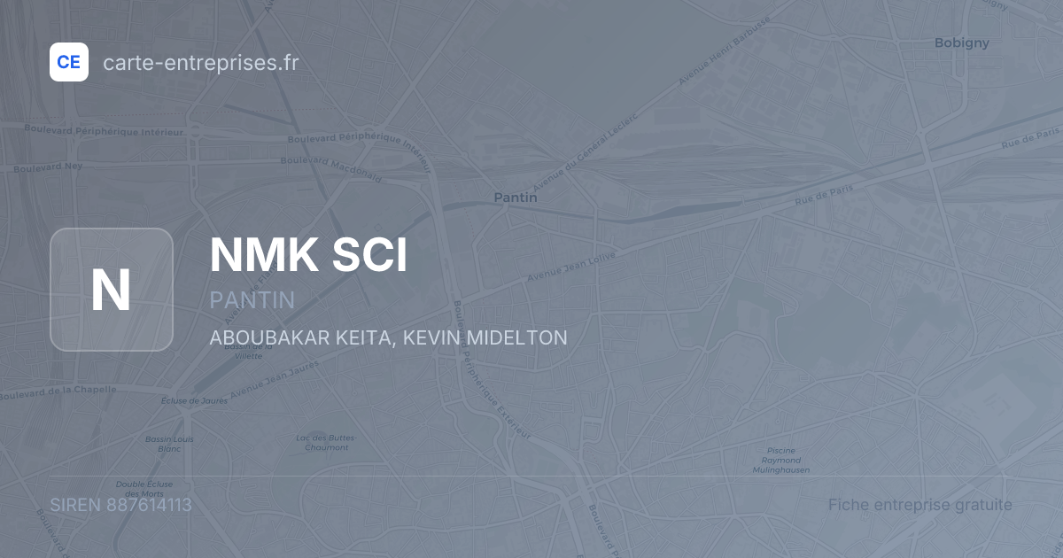 NMK SCI — 887614113 — fiche entreprise