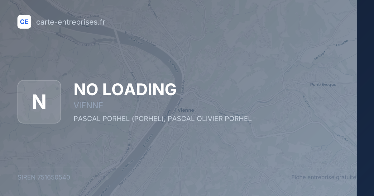 NO LOADING — 751650540 — fiche entreprise