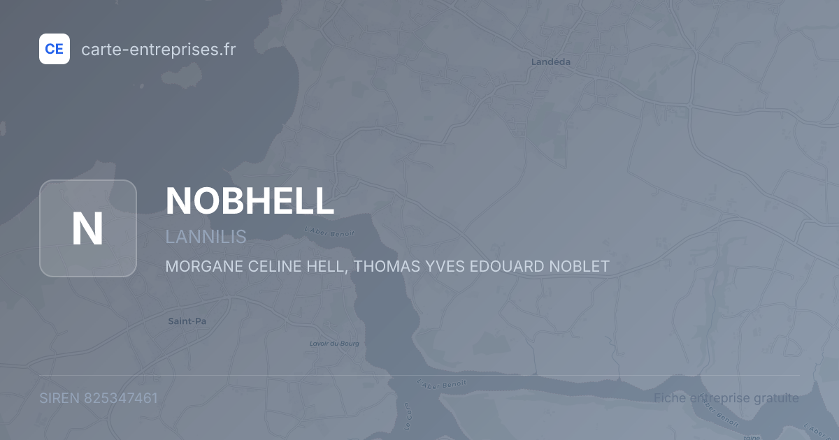NOBHELL — 825347461 — fiche entreprise