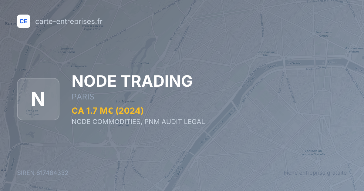 NODE TRADING — 817464332 — fiche entreprise
