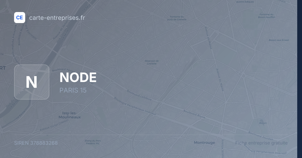 NODE — 378883268 — fiche entreprise