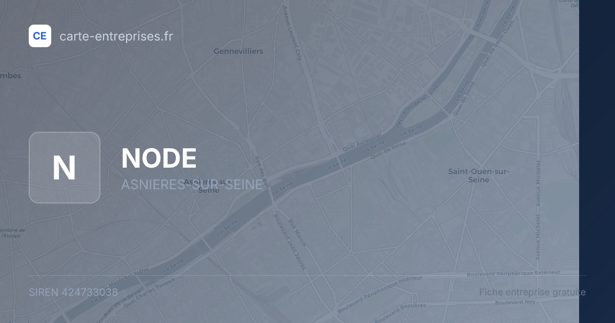 NODE — 424733038 — fiche entreprise