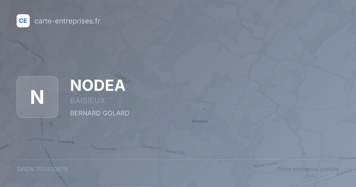 NODEA — 750450678 — fiche entreprise