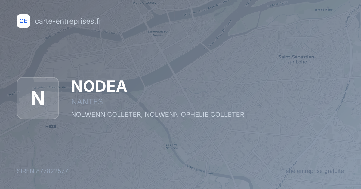 NODEA — 877822577 — fiche entreprise