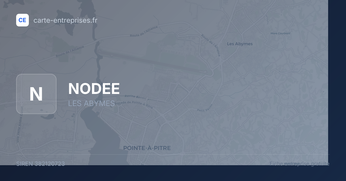 NODEE — 382120723 — fiche entreprise