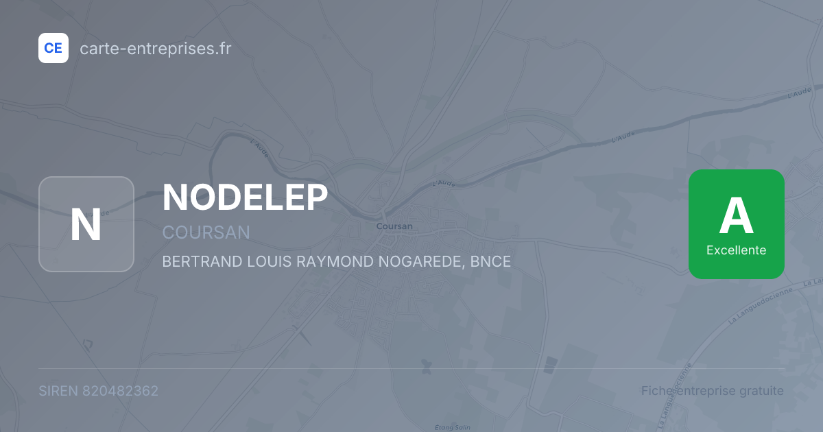 NODELEP — 820482362 — fiche entreprise