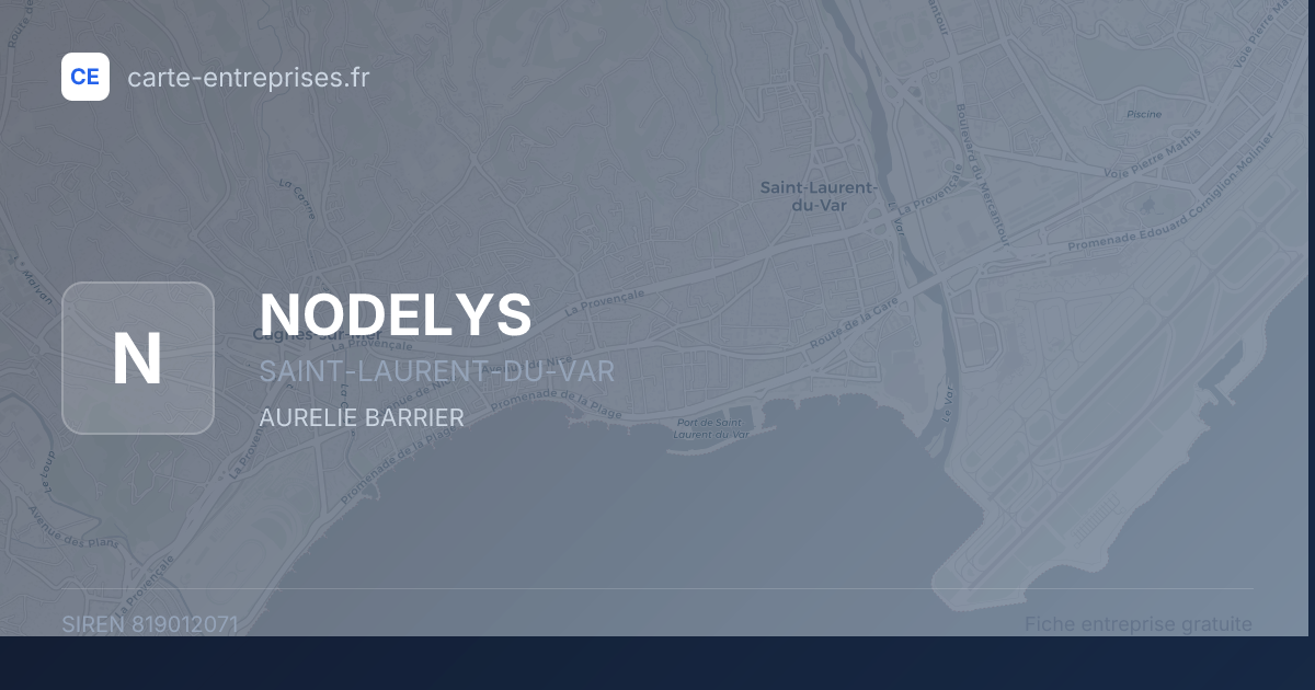 NODELYS — 819012071 — fiche entreprise