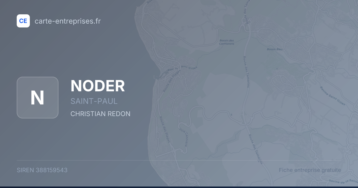 NODER — 388159543 — fiche entreprise