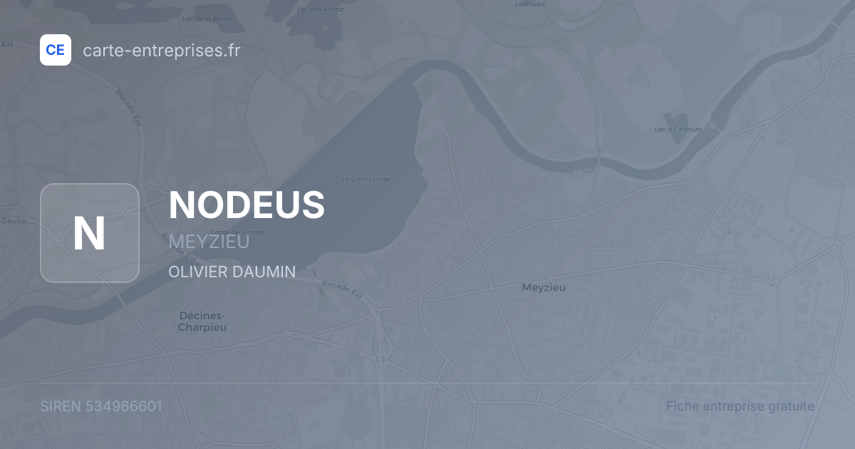 NODEUS — 534966601 — fiche entreprise