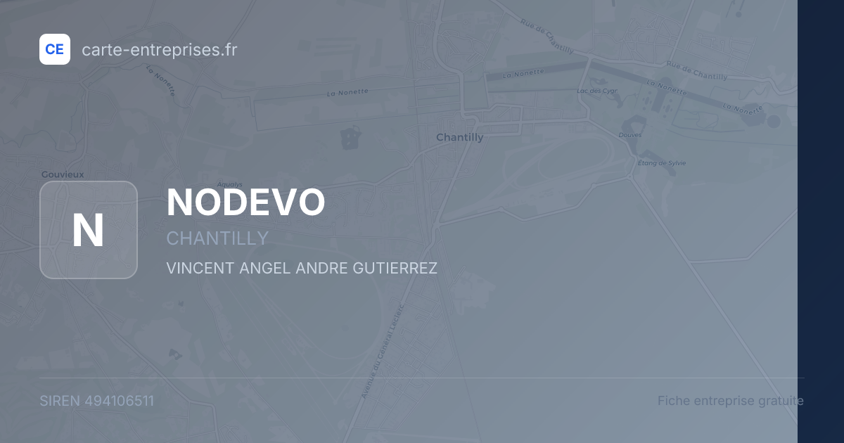 NODEVO — 494106511 — fiche entreprise