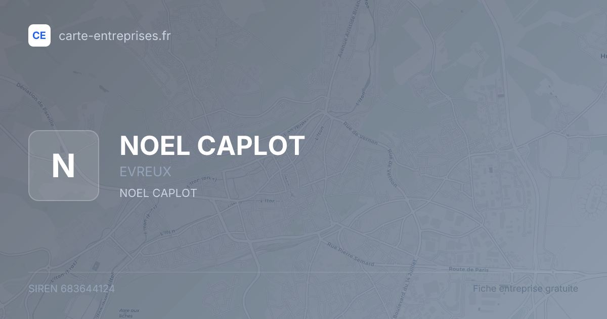 NOEL CAPLOT — 683644124 — fiche entreprise